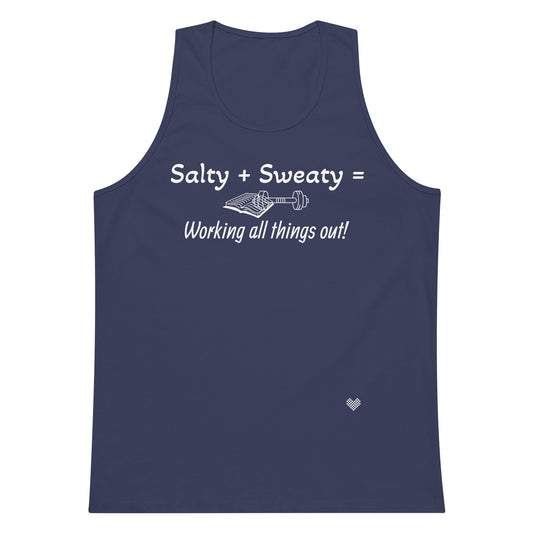 Salty & Sweaty tank top